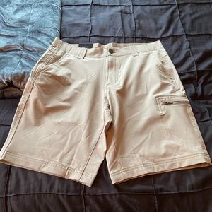 ZeroXposur khaki active shorts